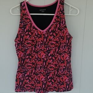 Danskin Print Activewear Tank, Size L